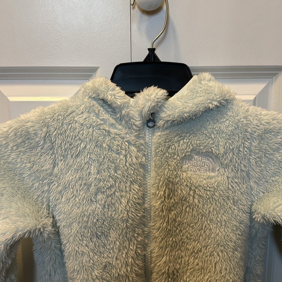 Light blue toddler The North Face fleece coat - Picture 4 of 7